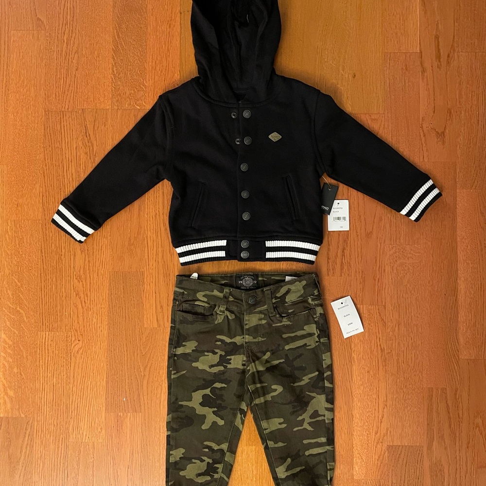 Buffalo David Bitton kids jacket & pants set size 18 months NEW WITH TAGS
